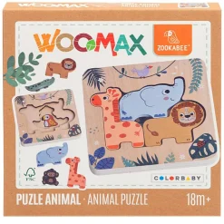 Woomax Zookabee Puzzle Madera Animales*COLOR BABY Sale