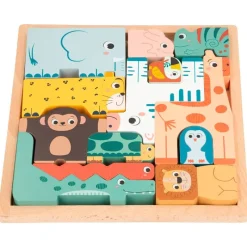 Woomax Zookabee Torre + Puzzle Animales Madera*COLOR BABY Online