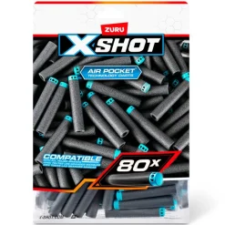 X-Shot Pack 80 Balas Foam Recarga*ZURU New