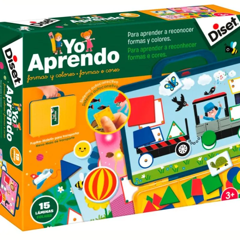 DISET Juegos Y Juguetes Educativos-Yo Aprendo Formas y Colores Juego Educativo